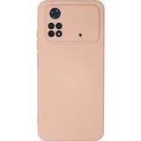 Ftt Xiaomi Poco M4 Pro 4G Kılıf Nano içi Kadife Silikon - Pudra
