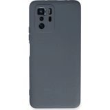 Ftt Xiaomi Poco X3 GT Kılıf Nano içi Kadife Silikon - Gri