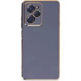 Ftt Xiaomi Poco X5 Pro 5G Kılıf Volet Silikon - Mavi