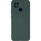 Ftt Xiaomi Redmi 10C Kılıf Nano içi Kadife Silikon - Koyu Yeşil