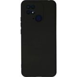 Ftt Xiaomi Redmi 10C Kılıf Nano içi Kadife Silikon - Siyah