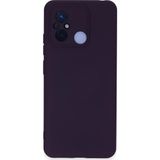 Ftt Xiaomi Redmi 12C Kılıf Nano içi Kadife Silikon - Mor