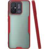 Ftt Xiaomi Redmi 12C Kılıf Platin Silikon - Kırmızı