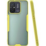Ftt Xiaomi Redmi 12C Kılıf Platin Silikon - Sarı