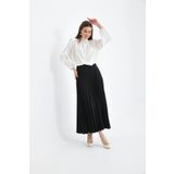 Ftz Women 30390 Siyah Plise Etek