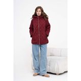 FTZ Women Kadın Kapitone Kaban Bordo 30966 - 38