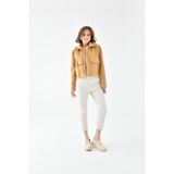 Ftz Women RBN4070 Camel Kaşe Kadın Ceket