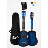 FU-21BLS Soprano Ukulele Mavi-Siyah Modern Tasarım 12 Perde ile Başlangıç İçin Uygun