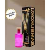 Fu Glowis Büyük Boy 135 ml Oda Parfümü – Lüks Sunum | Özel Seri | Kare Şişe Tasarım | Amber Kokulu