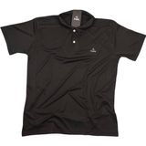 Fuba Erkek Mesh Yakalı Siyah Tişört - 2XL