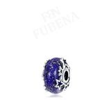 Fubena 925 Ayar Gümüş Galaksi Mavisi Ve Yıldız Murano Charm