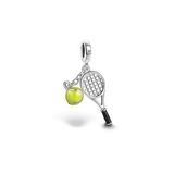 Fubena Tenis Raketi Ve Topu Sallantılı Charm