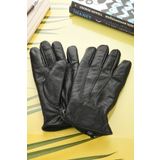 fubileather %100 Hakiki Deri Erkek Lastikli Eldiven