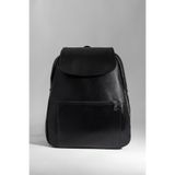fubileather Urban Black Hakiki Deri Premium Sırt Çantası
