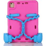 Fuchsia Apple iPad 6 Air 2 Fuchsia Eva Boxer Tablet Silikon - Siyah