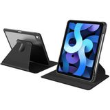 Fuchsia Apple iPad Air 10.9 2020 4 Nesil Uyumlu İnce ve Fit Siyah 360 Derece Dönebilen Standlı Nayn Tablet Kılıfı