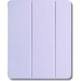 Fuchsia Apple iPad Air 13 Inç M2 Çipli 2024 Uyumlu Akıllı Smart Cover Tablet Kılıfı A2898/A2899/A2900 - Lila