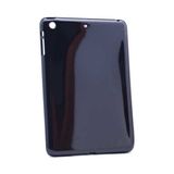 Fuchsia Apple iPad Mini 2 3 Kılıf Fuchsia Tablet Süper Silikon Kapak - Siyah