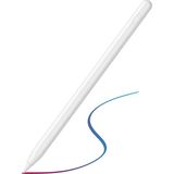 Fuchsia Apple iPad Pro 12.9 inç 5. Nesil 2021 Uyumlu Avuç İçi Algılamayan Eğimle Çizim Kalınlığı Değişen Stylus Kalem