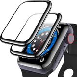 Fuchsia Apple Watch 4/5/6 44 mm PPMA Pet Kenarları Full Kapatan Screen Protector Saat Ekran Koruyucu