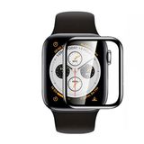 Fuchsia Apple Watch 7 41 mm PPMA Kenarları Full Kapatan Screen Protector Pet Saat Ekran Koruyucu