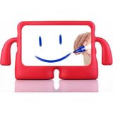 Fuchsia Casper Vıa S50 Tablet ile Uyumlu Kuki Eğlenceli Standlı Yumuşak Çocuk Tablet Kılıfı - Kırmızı