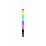 Fuchsia Fm-128Rgb Oled Ekran Göstergeli Rgb Led Işıklı Su Geçirmez Aydınlatma Çubuğu