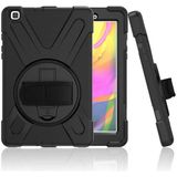 Fuchsia Galaxy Tab A 8.0 2019 T290 Defender Zırh Tablet Kılıfı Tam Koruma - Siyah