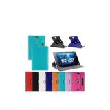 Fuchsia Galaxy Tab A 8.0" Inç T290 ile Uyumlu Dönerli Standlı Tablet Kılıfı - Kırmızı