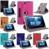 Fuchsia Galaxy Tab A 8.0" Inç T290 ile Uyumlu Dönerli Standlı Tablet Kılıfı Pembe