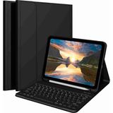 Fuchsia Galaxy Tab A11 Plus ile Uyumlu Klavyeli Tablet Kılıfı - Siyah