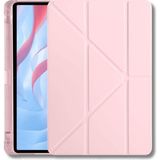 Fuchsia Galaxy Tab A9 8.7 Inç 2023 Uyumlu Fuchsia Kalem Bölmeli Akıllı Tablet Kılıfı - Rose Gold