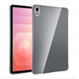Fuchsia Galaxy Tab S11 ile Uyumlu Süper Silikon Tablet Kılıfı - Şeffaf
