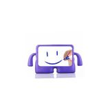 Fuchsia Galaxy Tab S7 Fe / S7 Plus 12,4" ile Uyumlu Koko Eğlenceli Standlı Yumuşak Çocuk Tablet Kılıfı - Mor