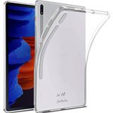Fuchsia Galaxy Tab S9 FE 10.9 inç Uyumlu Şeffaf Silikon Yumuşak Darbeye Dayanıklı Antişok Kılıf