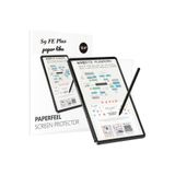 Fuchsia Galaxy Tab S9 FE Plus SM-X610 Uyumlu Gerçek Kağıt Hissi Parlama Önleyici Paper Like Ekran Koruyucu
