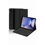 Fuchsia Galaxy Tab S9 Plus / S9 FE Plus Uyumlu 12.4" Klavyeli Tablet Kılıfı