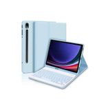 Fuchsia Galaxy Tab S9 / S9 FE ile Uyumlu 10.9" Klavyeli Tablet Kılıfı