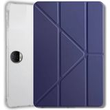 Fuchsia Honor Pad 9 12.1 Inç 2024 Uyumlu Manyetik Akıllı Kalem Bölmeli Tablet Kılıfı - Lacivert