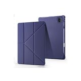 Fuchsia Honor Pad Gt Pro ile Uyumlu Kalem Bölmeli Uyku Modlu Standlı Trifolding Tablet Kılıfı - Lacivert