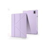 Fuchsia Honor Pad Gt Pro ile Uyumlu Kalem Bölmeli Uyku Modlu Standlı Trifolding Tablet Kılıfı - Lila