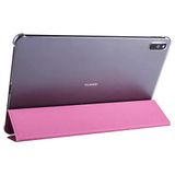 Fuchsia Huawei Mate Pad 11 Uyumlu Smart Cover Standlı 1-1 Flip Smart Akıllı Pembe Tablet Kılıfı