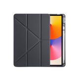 Fuchsia Huawei Matepad SE 11 inç Uyumlu Standlı Uyku Modlu Kalemlikli Trifolding Siyah Tablet Kılıfı