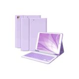 Fuchsia iPad 10.2 7/8/9 Nesil Uyumlu A2197, A2270, A2602 Klavyeli Tablet Kılıfı