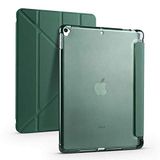 Fuchsia iPad 10.2 (8.Nesil-9.Nesil) ile Uyumlu Kalemlikli Premium Standlı Katlanabilir Uyku Modu Özellikli Tablet Kılıfı Yeşil