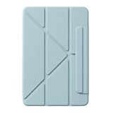 Fuchsia iPad 10.9 2025 A16 (11.nesil) ile Uyumlu Faz Manyetik Standlı Akıllı Tablet Kılıfı - Mavi