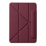 Fuchsia iPad 10.9 2025 A16 (11.nesil) ile Uyumlu Faz Manyetik Standlı Akıllı Tablet Kılıfı - Mor