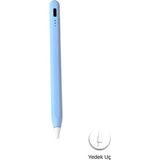 Fuchsia iPad 11 Nesil Uyumlu Avuçiçi Red ve Eğim Özellikli Aktif Dokunmatik Tablet Kalemi FSKL35 - Mavi