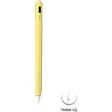 Fuchsia iPad 11 Nesil Uyumlu Avuçiçi Red ve Eğim Özellikli Aktif Dokunmatik Tablet Kalemi FSKL35 Sarı