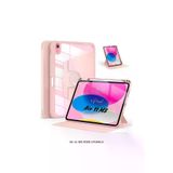 Fuchsia iPad Air 11 2025 M3 Çip Uyumlu 360 Derece Dönebilen Yatay Dikey Standlı Pino Gri Tablet Kılıfı